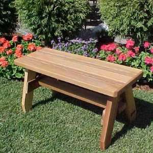   Country 1/2 Herman Convertible Table   Bench Set Patio, Lawn & Garden