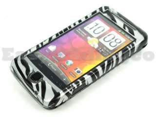 Hard Case Cover HTC Desire Z T Mobile G2 Black Zebra  
