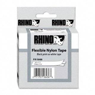 com DYMO 3/4 Inch Flexible Industrial Strength Nylon Labels for Rhino 