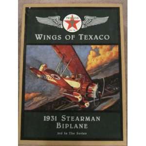  Wings of Texaco 14 1931 Stearman Bi Plane Toys & Games