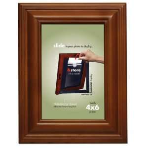 Second Slide & Store 4 Inch x6 Inch Traditional Frame Walnut  