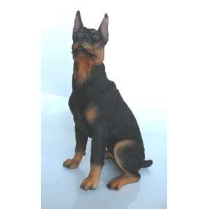  Dog Figurine Doberman Pinscher Gorgeous ,Adorable,Looks 