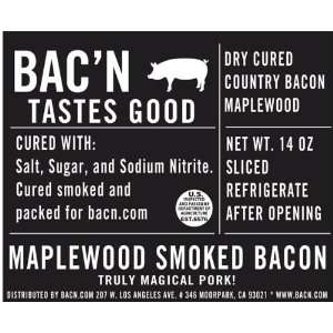   Tastes Good Maplewood Smoked Bacon  Grocery & Gourmet Food