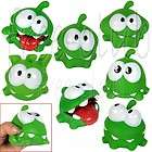 7x Hit App Game Cut the Rope OM NOM Candy Gulping Monster Squeeze Toy 