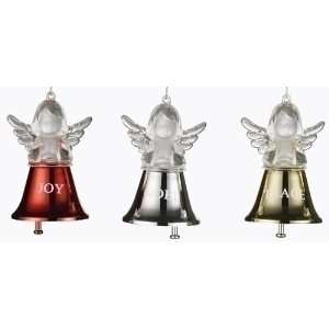   Angel Bell Peace, Noel & Joy Christmas Ornaments