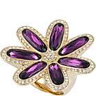 Michelle Monroe Large Violet Flower Ring Size 7 $122.00