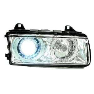  BMW 3 Series 2Dr Headlights HID Chrome or Black Projector Halo 