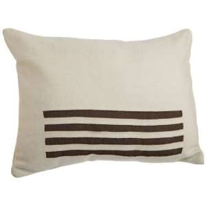 Calvin Klein White Label Cut Stripe Decorative Pillow, Gravel