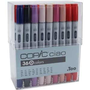  Copic Marker Copic Ciao Markers Set of 36, Color Set D 