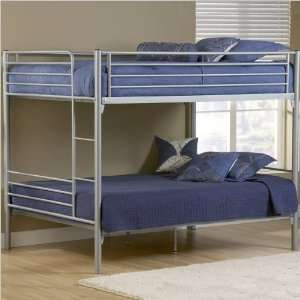   Furniture 1178FBB Universal Bunk Bed, Silver Furniture & Decor