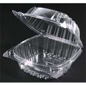 125pc Clear Hinged Lid Plastic Containers  