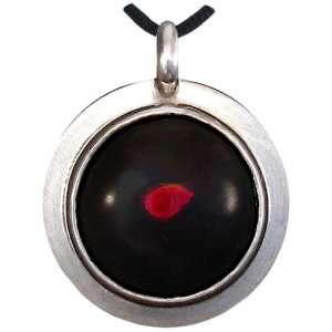  Urn Jewelry Silver Spot of Color  Red Jewelry