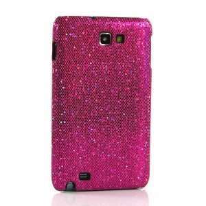  Purple sparkle Hard Case For Samsung Galaxy Note / GT N7000 