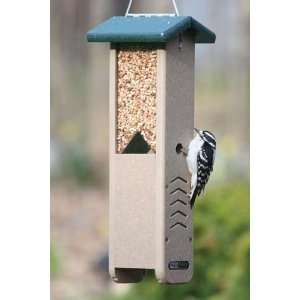   Recycled Poly Woodpecker Feeder   Green Roof Patio, Lawn & Garden