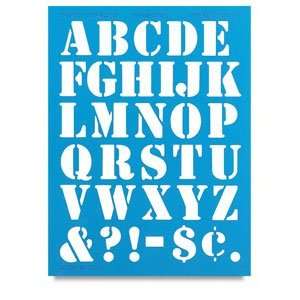  C Thru Stencil Lettering Guides   1 1/2, Lettering Guide 