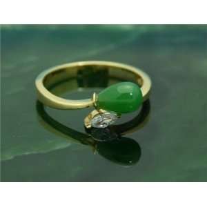  Polar Jade Ring (R0342)   Sterling Silver Only Jewelry