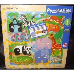   Lacing Zoo Animal Puzzle by Small World Toys Toys & Games