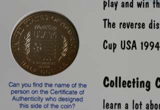   Dollar Young Collectors Edition COIN World Cup US Mint Set  