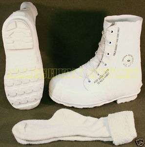   Military EXTREME COLD WEATHER  30° MICKEY MOUSE BUNNY BOOTS White7R