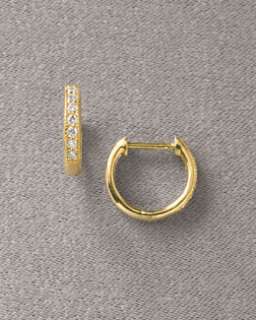 Y013C JudeFrances Jewelry Diamond Hoop Earrings
