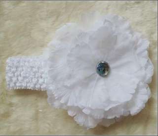   CHRISTENING Photography Props Large Flower headband Hair Clip  