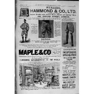   Advertisement Hammond Hunting Clothing Maple Furniture Persian Carpets
