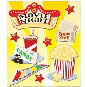  K&Company Movie Night Sticker Medley Arts, Crafts 