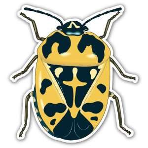 Beetle Insect Car Bumper Sticker Decal 4x3.5