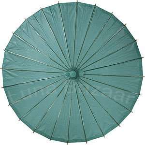  Teal 28 Inch Paper Parasol