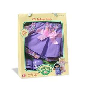  Cabbage Patch Kids Purple and Pink Dress with Hearts and 