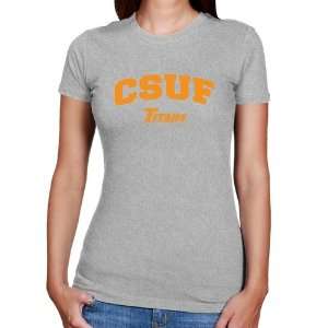  NCAA Cal State Fullerton Titans Ladies Ash Logo Arch T 