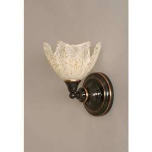  One Light Wall Sconce in Black Copper