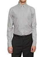 DIOR HOMME   CAMICIA IN POPELINE DI COTONE A RIGHE