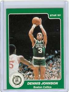 1984 85 Star Celtics Arena #4 DENNIS JOHNSON Nrmt+  