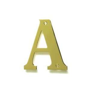   Residential Letter A Solid Brass Oil Rubbed Bronze