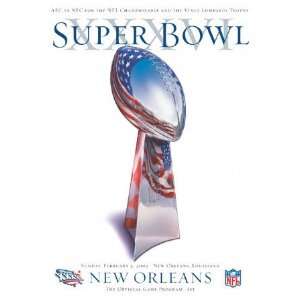 Super Bowl XXXVI Official Program 