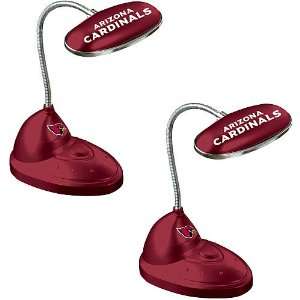  Memory Company Arizona Cardinals LED Desk Lamp   set of 2 