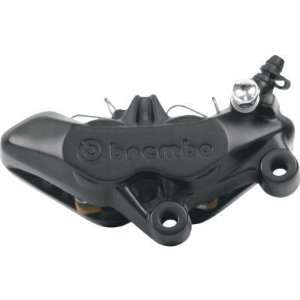 Brembo Front Right 4 Piston Differential Bore Caliper Kit   Black   4 