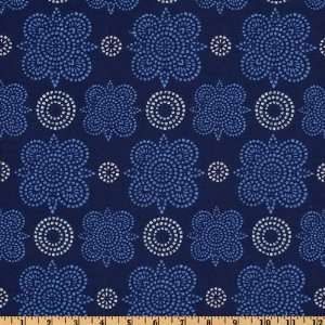  44 Wide Ty Pennington Impressions Taj Navy Fabric By The 