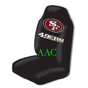 Set of 2 NFL Licensed Universal Fit Front Bucket Seat Cover   San 