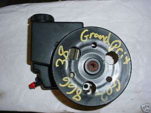 2002 PONTIAC GRAND PRIX POWER STEERING PUMP  