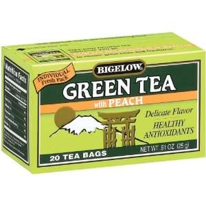 Green Tea with Peach. 1 Case. 120 tea bags  Grocery 