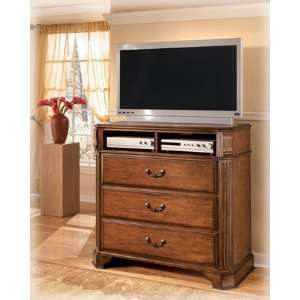 Traditional Classic Wood Media Chest