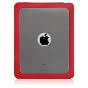  BoxWave Cool Accent iPad Case (Scarlet Red / Smoke 