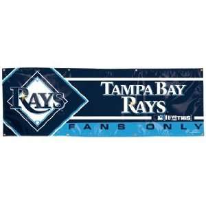  MLB Tampa Bay Rays Banner   2x6 Vinyl