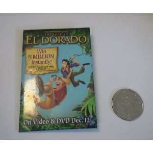    The Road to El Dorado Promotional Movie Button 