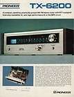 Pioneer TX 6200 Tuner Brochure 1975