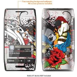   Decal Skin STICKER for Nokia X7 case cover X7 357 Electronics