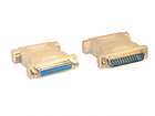 25 pin serial port male female adapter db25 rs232 null modem returns 