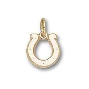  Indianapolis Colts Solid 14K Gold Horseshoe Logo 3/8 